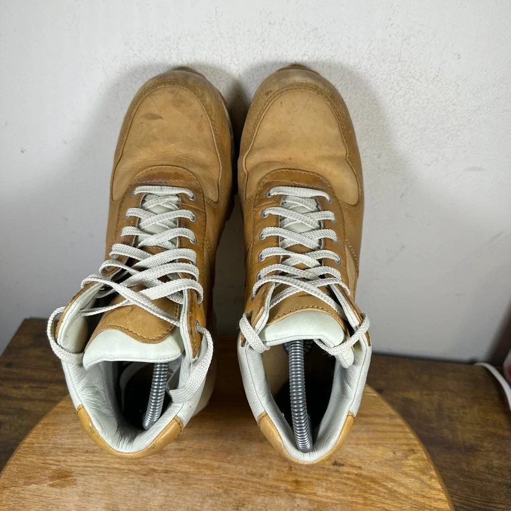 Nike ACG Air Max Goadome Tan Leather Hiking Boots 865031-721 Mens 9 Vintage 2005
